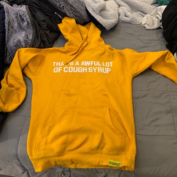 Awful Lot Of Cough Syrup Hoodie small - Picture 2 of 3